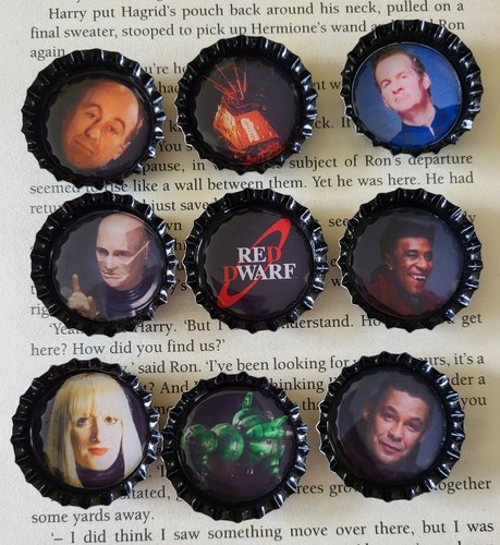 Bottlecap fridge magnet set - fridge,