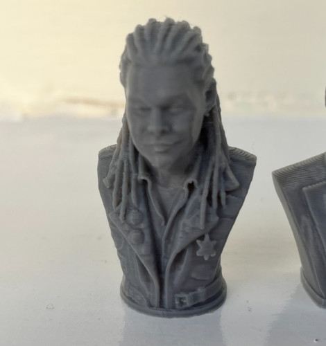 Red dwarf character busts 3d - red,
