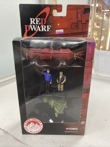 Corgi red dwarf die - red, die-cast