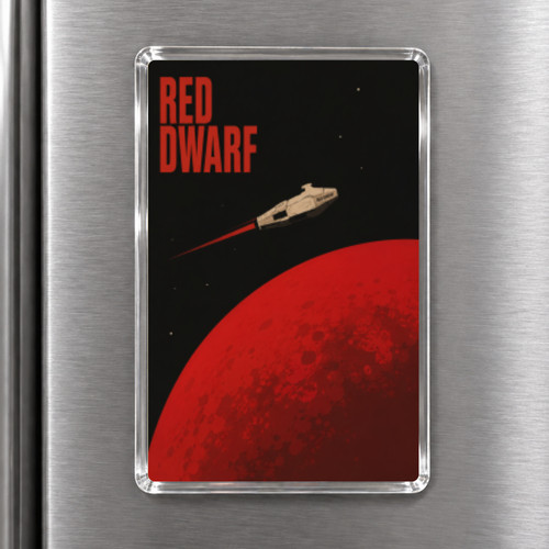 Red dwarf show acrylic - red,