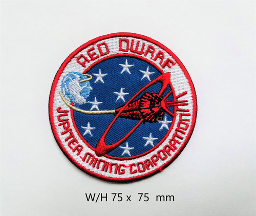 Red dwarf embroidered patch - embroidered,
