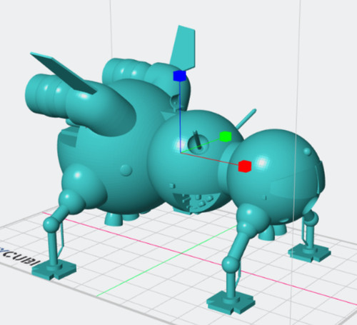 Red dwarf starbug ship - dwarf, 3d